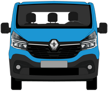 Load image into Gallery viewer, Renault Trafic 2021 to 2022 -- SWB  Black Trim Barn Doors
