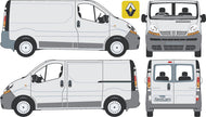 Renault Trafic 2004 to 2007 -- SWB van - Low Roof