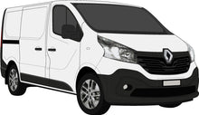 Load image into Gallery viewer, Renault Trafic 2015 to 2021 -- LWB van - Lift up Tailgate -- Black Trim

