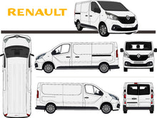 Load image into Gallery viewer, Renault Trafic 2015 to 2021 -- LWB van - Barn Doors -- Fully Colour Coded
