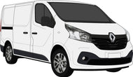 Renault Trafic 2015 to 2021 -- SWB van - Lift up Tailgate -- Fully Colour Coded