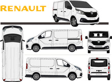 Load image into Gallery viewer, Renault Trafic 2015 to 2021 -- SWB van - Lift up Tailgate -- Fully Colour Coded
