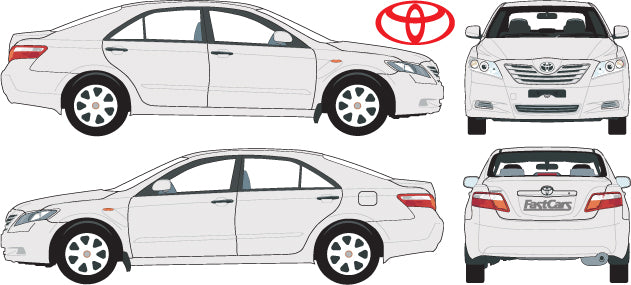 Toyota Camry 2006 to 2013 -- Sedan