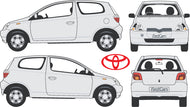 Toyota Echo 2000 to 2005 3 Door Hatch
