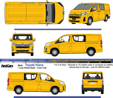 Load image into Gallery viewer, Toyota Hiace 2020 to Current -- LWB - Crew Van

