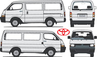 Toyota Hiace 1996 to 2000 -- SWB van
