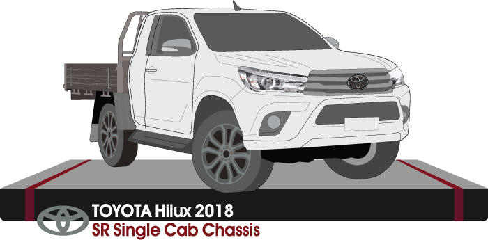 Toyota Hilux Early 2018 to Late 2018 -- Single Cab - Cab Chassis - SR