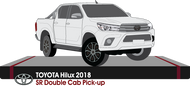 Toyota Hilux Early 2018 to Late 2018 -- Double Cab Pickup ute  - SR