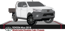 Load image into Gallery viewer, Toyota Hilux early 2018 to Late 2018 -- Double Cab - Cab Chassis - Workmate
