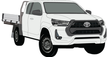 Load image into Gallery viewer, Toyota Hilux 2023 to Current -- WorkMate Extra Cab Chassis
