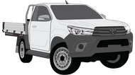 Toyota Hilux 2023 to Current -- WorkMate  Single Cab Chassis