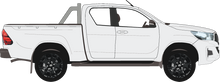 Load image into Gallery viewer, Toyota Hilux Late 2018 to 2023 -- Extra Cab Pickup ute - SR
