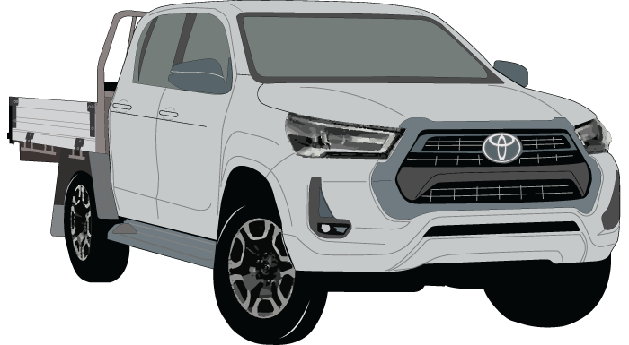 Toyota Hilux 2023 to Current -- SR5 Double Cab-Chassis