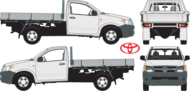 Toyota Hilux 2005 to 2013 -- Single Cab - Cab Chassis