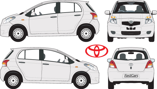 Toyota Yaris 2006 to 2008 -- 5 Door