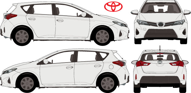 Toyota Corolla 2013 to 2015 -- 5 Door Hatch