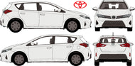 Toyota Corolla 2013 to 2015 -- 5 Door Hatch