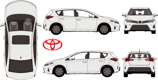 Toyota Corolla 2015 to 2017 -- 5 Door Hatch