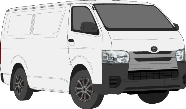 Toyota Hiace 2017 to 2020 -- LWB van