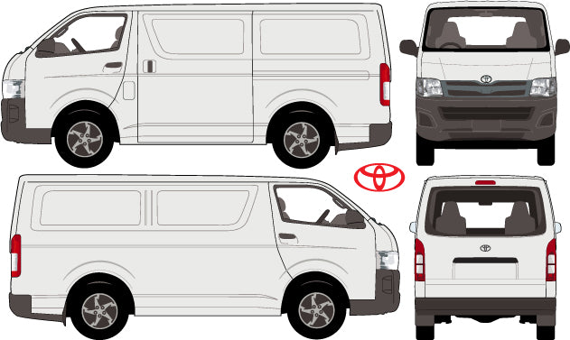Toyota Hiace 2013 to 2014 -- LWB van