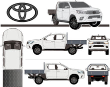 Load image into Gallery viewer, Toyota Hilux 2017 to 2018 -- Double Cab - Cab Chassis
