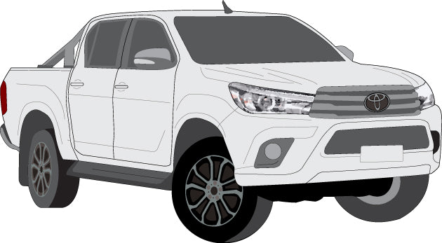 Toyota Hilux 2017 to 2018 -- Double Cab - Pickup Ute