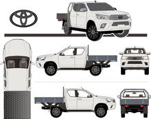 Load image into Gallery viewer, Toyota Hilux 2017 to 2018 -- Extra Cab - Cab Chassis
