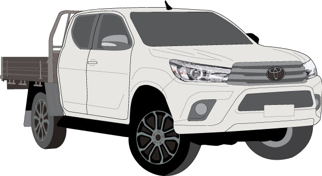 Toyota Hilux 2017 to 2018 -- Extra Cab - Cab Chassis