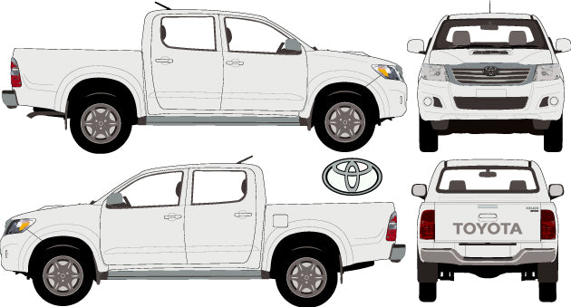 Toyota Hilux 2013 to 2015 -- Double Cab - SR5 4X4 Pickup Ute