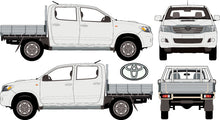 Load image into Gallery viewer, Toyota Hilux 2013 to 2015 -- Double Cab - SR Cab Chassis
