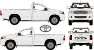Toyota Hilux 2013 to 2015 -- Single Cab - SR Pickup Ute