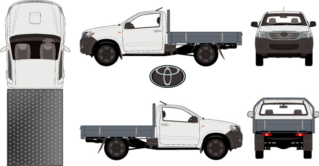 Toyota Hilux 2015 to 2017 -- Single Cab - WorkMate Cab Chassis