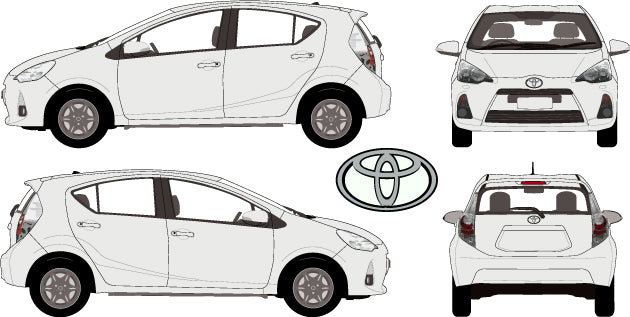 Toyota Prius 2013 to 2015 -- 5 Door Hatch