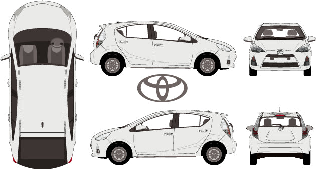 Toyota Prius C 2015 to 2017 -- 5 Door Hatch