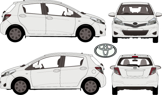 Toyota Yaris 2011 to 2014 --  5 Door