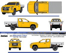 Load image into Gallery viewer, Mitsubishi Triton 2020 to Current -- ClubCab - Cab Chassis
