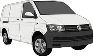 Volkswagen Transporter 2017 to 2019 -- SWB Van - Low Roof