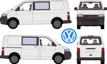 Load image into Gallery viewer, Volkswagen Transporter 2004 to 2015 -- CrewVan SWB - Low Roof
