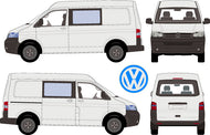 Volkswagen Transporter 2004 to 2015 -- CrewVan SWB - Mid Roof