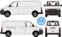 Load image into Gallery viewer, Volkswagen Transporter 2004 to 2015 -- LWB Van - Low Roof
