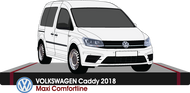 Volkswagen Caddy 2018 to 2020 -- Maxi Comfortline