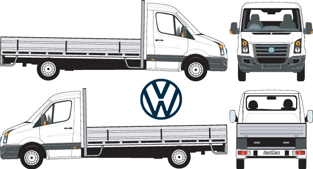 Volkswagen Crafter 2007 to 2012 -- Single Cab Chassis