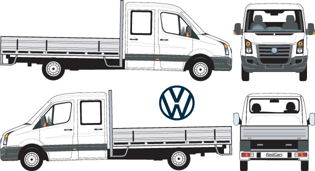 Volkswagen Crafter 2007 to 2012 -- Double Cab Chassis