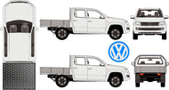 Volkswagen Amarok 2015 to 2017 -- Double Cab - Cab Chassis