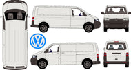 Volkswagen Transporter 2015 to 2017 -- LWB Van - Low Roof