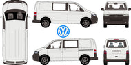 Volkswagen Transporter 2015 to 2017 -- Crewvan SWB - Low Roof