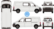 Load image into Gallery viewer, Volkswagen Transporter 2015 to 2017 -- Crewvan LWB - Mid Roof
